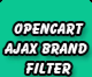 opencart ajax brand filter