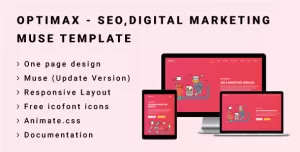 OPTIMAX - Seo,Digital Marketing Muse Template