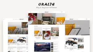 Oralie - Blog; Magazine WPTheme