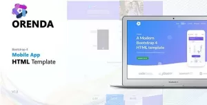 Orenda - App Landing Page