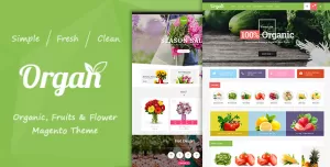 Organ - Organic Store & Flower Shop Responsive Magento Theme