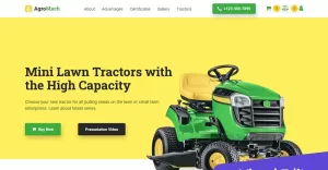 Organic Farm Moto CMS Ecommerce Website Template