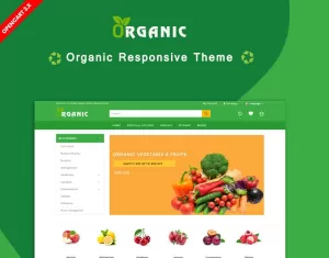Organic Fruit & Farm Natural Theme OpenCart Template