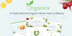 Organick - A Fresh Natural Organic Store, Farm and Bakery Prestashop Theme V1.6 and V1.7