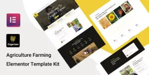 Orgarium - Agriculture Organic Farming Template Kit