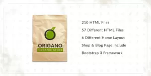 Origano - Organic Store HTML Template