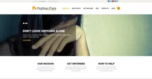 Orphanage Donations Joomla Template