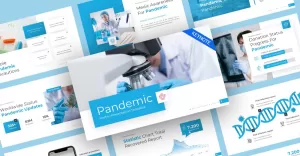 Pandemic Modern Medical Keynote Template - TemplateMonster