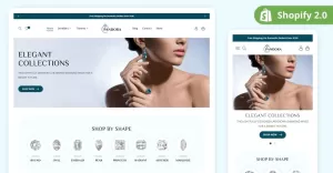 Pandora - Jewelry Shopify Theme  Minimalist & Clean Shopify jewellery Theme  Shopify OS 2.0