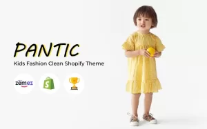 Pantic - Kids Fashion Clean Shopify Theme - TemplateMonster