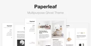 Paperleaf - Multipurpose Ghost Theme