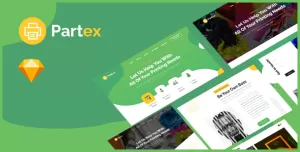 Partex - Printing Services Sketch Template