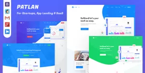 PatLan - Agency, Startup and SaaS Landing Page Template
