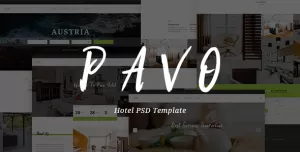 Pavo - Hotel PSD Template