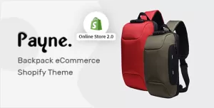 Payne - Backpack eCommerce Shopify Theme