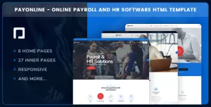 Payonline - Online Payroll and HR Software HTML Template