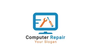 PC Repair Logo, Software Development Logo, Computer Repair Logo