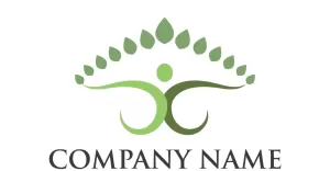 People tree leaf go green logo template - TemplateMonster