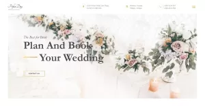 Perfect Day - Wedding Planning Multipage HTML Website Template