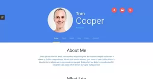 Personal Profile Joomla Template