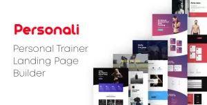 Personali - Personal Trainer Landing Pages with Page Builder