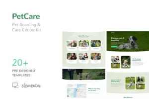 PetCare - Pet Boarding and Care Centre Template Kit