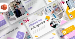 Pharmacy and Drugstore PowerPoint Template - TemplateMonster