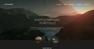 Photographer Portfolio Website Template - TemplateMonster