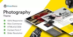 Photography - Photoshoot and Videography Responsive WordPress Theme