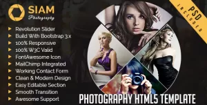 Photography Portfolio - HTML5 Website Template