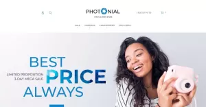 Photonial - Photo & Video Store Magento Theme