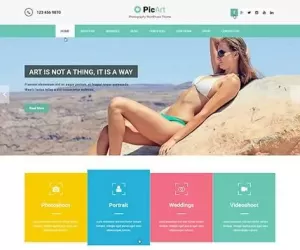 PicArt - Photographer WordPress Theme for Picture sites  SKT Themes