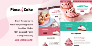 Piece of Cake - Responsive HTML5 Template
