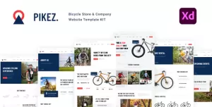 Pikez - Bicycle Store & Company Website Template Kit
