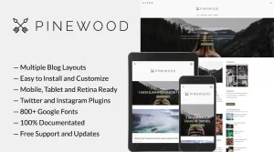Pinewood - WordPress Blog Theme