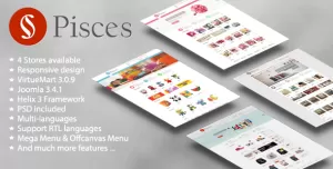 Pisces - Multipurpose Joomla & VirtueMart Template
