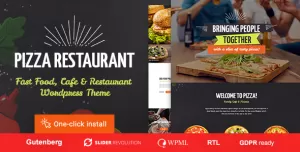 Pizza Restaurant - Fast Food & Restaurant WordPress Theme