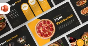 Pizza Restaurant PowerPoint Template - TemplateMonster