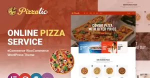 Pizzalic - Pizza and Fast Food Restaurant WooCommerce Theme