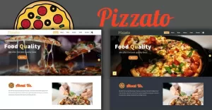 Pizzato - modelo de página inicial de pizzaria