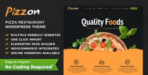 Pizzon  Pizza Restaurant WordPress Theme