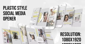 Plastic Style Social Media Stories Premiere Pro template