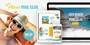 Playa  City and Private Beach & Pool Club WordPress Theme