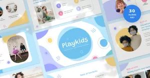 Playkids - Kid Entertainment Center Presentation Keynote Template