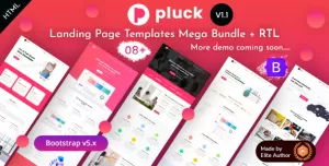 Pluck - Multipurpose Landing Page HTML Template