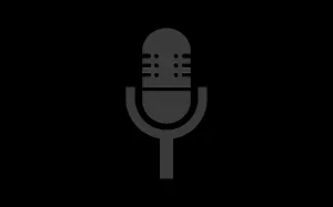 Podcast logo illustration vector flat design
