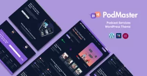 PodMaster - Podcast Services WordPress Theme