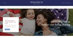 Politico - Political Magazine Multipage HTML5 Website Template