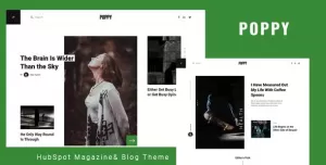 Poppy - Blog and Magazine HubSpot Theme