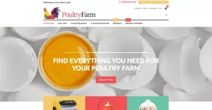 Poultry Farm Supplies Store Magento Theme - TemplateMonster